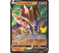 Pokemon Single Card ZAMAZENTA V 018/025 CELEBRATIONS