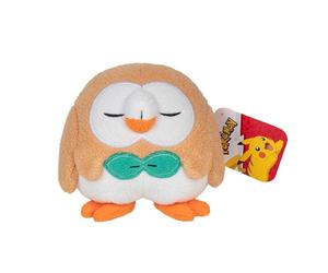 Pokémon Sleeping Plush Rowlet W3, 12 cm