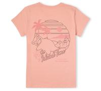Pokémon Slowpoke On Island Time Women's T-Shirt - Dusty Pink - XL