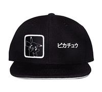 Pokémon Snapback Cap Pikachu Black (Unisex), black