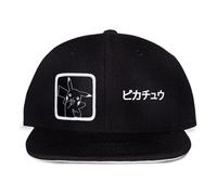 Pokémon Snapback Cap Pikachu Black (Unisex), black
