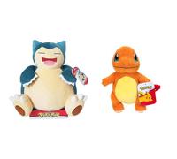 Pokémon Snorlax Plush - 12-Inch Normal-Type Pokemon Plush & PKW - 8" Plush (Charmander #1)