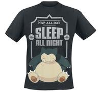 Pokémon Snorlax - Sleep All Night T-Shirt black XXL