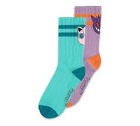 Pokemon Socks 2-Pack Heads Grey 39-42