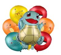 Pokémon Squirtle Foil Balloon and 8 Latex Balloons | 15+ Years