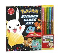 Pokemon Stained Glass Book Book Editors of Klutz Multi One Size