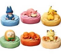 Pokemon Starry Dreams Sleeping Figure | Langbowang | For Collectors 15+ Years | Series 2 | Complete Set of 6 | Set of 6 Boxes