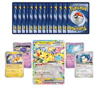 Pokemon Starter Pack Gift for Boys | 20 Card TCYM English Pokémon Booster Pack | 4 Rare Pokemon Cards + Ex or Legendary Vmax Pokemon Card | Scarlet and Violet Collection Bundle |