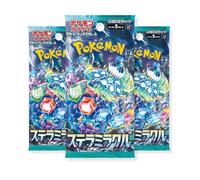 Pokemon Stellar Crown Japanese Pokémon Booster Packs | Stellar Mircale Booster Box or Bundle | Tamper Sealed Product No-Shrink TCYM Inspected | That Mouse Fashion (Booster Bundle - 3 Packs)