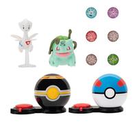 Pokémon Surprise Attack Game - 2-Inch Pikachu, Charmander, Grookey, Togepi, Totodile, Munchlax with Poké Ball and Premier Ball plus 6 Attack Discs