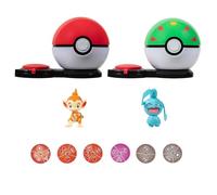 Pokemon - Surprise Attack Game (Chimchar + Poke Ball, Wynaut + Friend Ball) /Toys