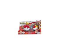 Pokemon Surprise Attack Game, Featuring Charmander #1 and Riolu - 2 Surprise Attack Balls - 6 Attack Disks - Toys for Kids and Pok?on Fans