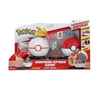 Pokémon Surprise Attack Game - Squirtle W/Poké Ball Vs. Jigglypuff #2 W/Premier Ball