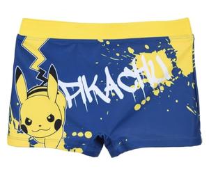 Pokemon Swimming Trunks, Pikachu, Quick Drying, UV Protection, Easy Care, Easy to Put on, Swimming, Beach, Indoor Pool, Boys Clothing