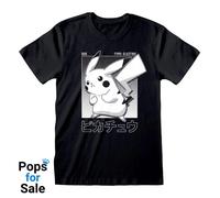 Pokemon T-Shirt Halftone Pikachu Size M