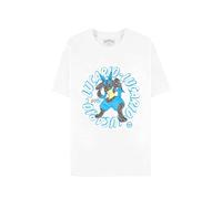 Pokemon T Shirt Lucario Stance New Office Unisex White Size XL, White, XL
