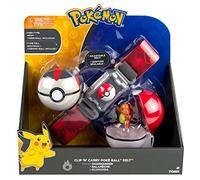 Pokemon T18889D2CHARMANDER Clip N Carry Belt with Charmander Figure and Fire Type Poke Ball
