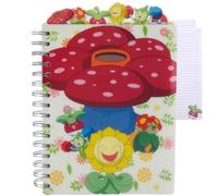 Pokémon Tab Journal Notebook, Spiral Bound, 144 Lined Pages, 8 x 7 inches
