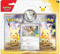 Pokémon TCG: 30th Celebration 2-Pack Blister (1 Foil Card, 1 Coin & 2 Boosters)