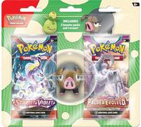 Pokémon TCG: Back to School Eraser Blister-Lechonk (1 Branded Eraser & 2 Booster Packs)