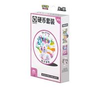 Pokemon TCG CSV9.5C Terastal Gathering Coin Set, 1 Envelope Booster, 1 Promotional Foil Card, 1 Collectible Coin, Eevee & Eeveelutions (Sylveon)