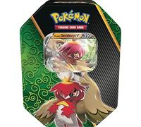 Pokémon TCG: Divergent Powers Tin - Hisuian Decidueye V (1 Foil Card & 4 Booster Packs)