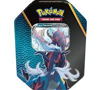 Pokémon TCG: Divergent Powers Tin - Hisuian Samurott V (1 Foil Card & 4 Booster Packs)
