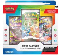 Pokémon TCG: First Partner Illustration Collection-Series 2 (3 Promo Cards, 2 Booster Packs & 1 Sticker Sheet)