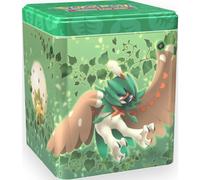 Pokemon TCG: Grass Stacking Tin (3 Booster Packs & Coin)