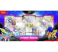 Pokemon TCG: Legendary Warriors Premium Collection Box, Zacian Zamazemta Promos, Gift for Kids, 14 Booster Packs from Sword & Shield