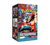 Pokémon TCG Mega Brave M1L Korean Booster Box - Korean Pokemon Cards - Titan Authenticated - Legendary Card Pulls for Collectors & Traders - Mega Evolution Series - 30 Sealed Packs (5 Cards Each)
