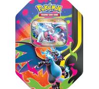 Pokémon TCG: Mega Charizard Tin - Mega Charizard X ex (4 boosters & 1 foil promo card)