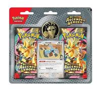 Pokemon TCG: Mega Evolution: Ascended Heroes: 2-Pack Blister (2 Booster Packs, Promo Card & Coin) (Larry's Komala)