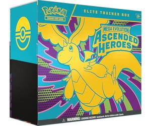 Pokémon TCG: Mega Evolution-Ascended Heroes Elite Trainer Box (1 Full-Art Promo Card, 9 Booster Packs & Premium Accessories)
