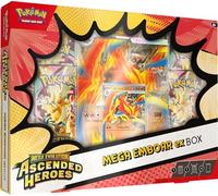 Pokémon TCG: Mega Evolution-Ascended Heroes Mega Emboar ex Box (1 Foil Promo Card, 1 Oversize Lenticular Card & 4 Booster Packs)