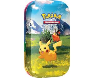 Pokémon TCG: Mega Evolution-Ascended Heroes Mini Tin: Pikachu & Tepig (1 Sticker Sheet, a Pokémon Art Card & 2 Booster Packs)