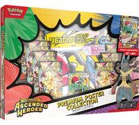 Pokémon TCG: Mega Evolution-Ascended Heroes Premium Poster Collection-Mega Lucario (1 Foil Promo Card, 1 Double-Sided Poster & 10 Booster Packs)