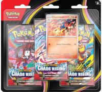 Pokémon TCG: Mega Evolution-Chaos Rising Triple Pack (1 Foil Promo Card & 3 Booster Packs)