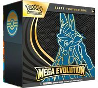 Pokémon TCG: Mega Evolution Elite Trainer Box - Lucario (1 Full-Art Promo Card, 9 Booster Packs & Premium Accessories)