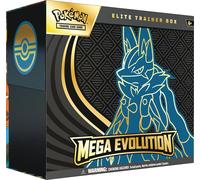 Pokémon TCG: Mega Evolution Elite Trainer Box - Lucario (1 Full-Art Promo Card, 9 Booster Packs & Premium Accessories)