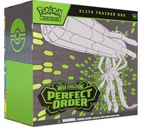 Pokémon TCG: Mega Evolution-Perfect Order Elite Trainer Box (1 Full-Art Promo Card, 9 Booster Packs & Premium Accessories)