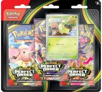 Pokémon TCG: Mega Evolution-Perfect Order Triple Pack (1 Foil Promo Card & 3 Booster Packs)