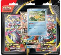 Pokémon TCG: Mega Evolution Triple Pack - Psyduck (1 Foil Promo Card & 3 Booster Packs)