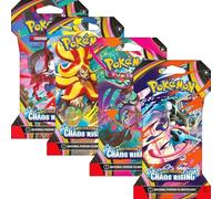 Pokemon TCG: Mega Evolutions - Chaos Rising Sleeved Booster Pack Lot - 8 Packs (80 Cards)