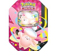 Pokémon TCG: Mega Moonlit Tin - Mega Clefable ex (4 boosters & 1 foil promo card)