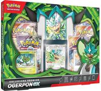 Pokémon TCG: Ogerpon-ex Premium Collection (Three Holographic Cards and Six Booster Packs)