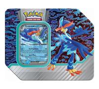 Pokemon TCG: Paldea Partners Quaquaval EX Tin - 5 Packs, Promos