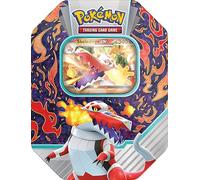 Pokémon TCG: Paldea Partners Tin - Skeledirge ex (1 Foil Promo Card & 4 Booster Packs)
