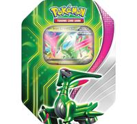 Pokemon TCG Paradox Clash Iron Leaves ex Tin Box Scarlet & Violet