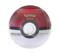 Pokemon TCG: Poke Ball Tin Red - 3 Booster Pack with 1 Coin